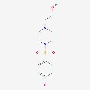 2-{4-[(4-Fluorophenyl)sulfonyl]piperazino}-1-ethanolͼƬ