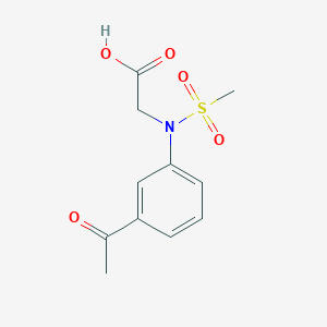 N-(3-Acetylphenyl)-N-(methylsulfonyl)glycineͼƬ