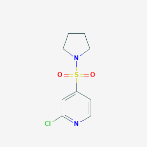 2-Chloro-4-(pyrrolidine-1-sulfonyl)pyridineͼƬ