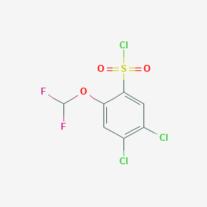 4,5-Dichloro-2-(difluoromethoxy)benzenesulfonyl chloride图片