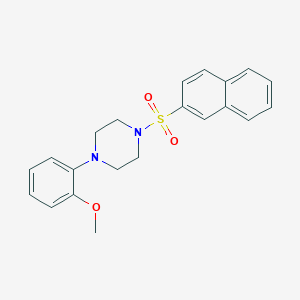 1-(2-Methoxyphenyl)-4-(2-naphthylsulfonyl)piperazineͼƬ