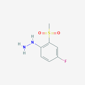 1-[4-Fluoro-2-(methylsulfonyl)phenyl]hydrazineͼƬ