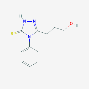 3-(5-Mercapto-4-phenyl-4H-1,2,4-triazol-3-yl)propan-1-olͼƬ