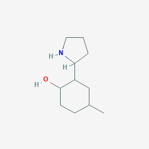 4-methyl-2-(pyrrolidin-2-yl)cyclohexan-1-olͼƬ