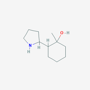 1-methyl-2-(pyrrolidin-2-yl)cyclohexan-1-olͼƬ