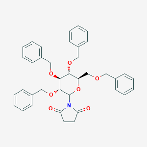 1-[2,3,4,6-Tetrakis-O-(phenylmethyl)-D-glucopyranosyl]-2,5-pyrrolidinedioneͼƬ