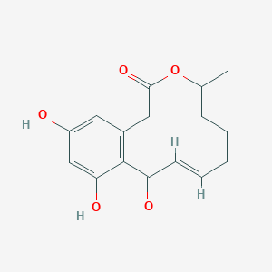[S-(E)]-4,5,6,7-Tetrahydro-11,13-dihydroxy-4-methyl-2H-3-benzoxacyclododecin-2,10(1H)-dioneͼƬ