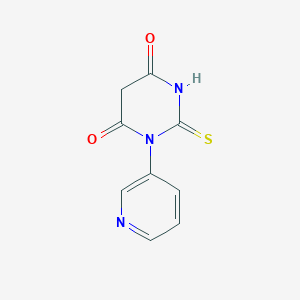 1-(pyridin-3-yl)-2-sulfanylidene-1,3-diazinane-4,6-dioneͼƬ