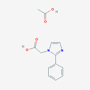 (2-苯基-1H-咪唑-1-基)乙酸乙酸盐图片