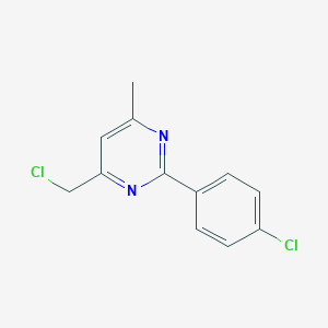 4-(chloromethyl)-2-(4-chlorophenyl)-6-methylpyrimidine图片