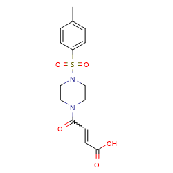 4-[4-(4-methylbenzenesulfonyl)piperazin-1-yl]-4-oxobut-2-enoicacidͼƬ