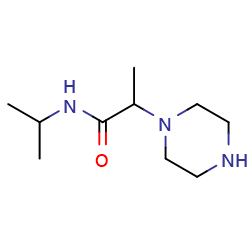 2-(piperazin-1-yl)-N-(propan-2-yl)propanamideͼƬ