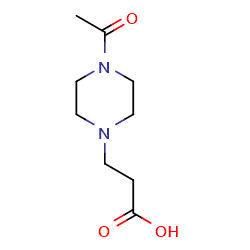 3-(4-acetylpiperazin-1-yl)propanoicacidͼƬ