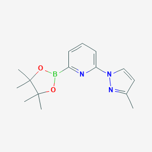 2-(3-Methyl-1H-pyrazol-1-yl)-6-(4,4,5,5-tetramethyl-1,3,2-dioxaborolan-2-yl)pyridineͼƬ