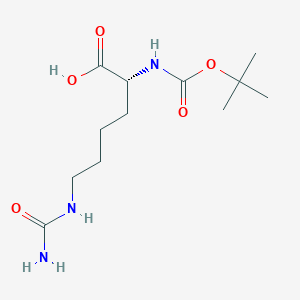 (R)-2-((tert-Butoxycarbonyl)amino)-6-ureidohexanoic acidͼƬ