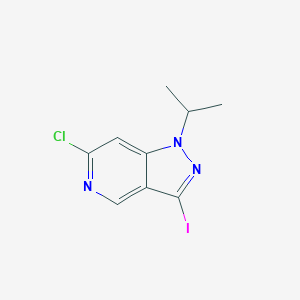 6-CHLORO-3-IODO-1-ISOPROPYL-1H-PYRAZOLO[4,3-C]PYRIDINEͼƬ