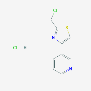 3-[2-(chloromethyl)-1,3-thiazol-4-yl]pyridine hydrochlorideͼƬ