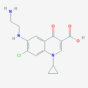 6-[(2-Aminoethyl)amino]-7-chloro-1-cyclopropyl-1,4-dihydro-4-oxo-quinoline-3-carboxylic AcidͼƬ