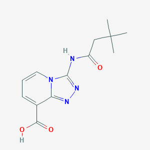 3-[(3,3-dimethylbutanoyl)amino][1,2,4]triazolo[4,3-a]pyridine-8-carboxylic acidͼƬ