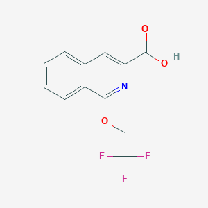 1-(2,2,2-Trifluoroethoxy)isoquinoline-3-carboxylic AcidͼƬ