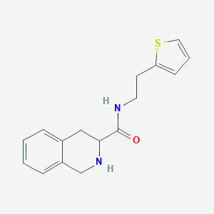 N-[2-(Thiophen-2-yl)ethyl]-1,2,3,4-tetrahydroisoquinoline-3-carboxamideͼƬ