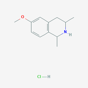 6-methoxy-1,3-dimethyl-1,2,3,4-tetrahydroisoquinoline hydrochlorideͼƬ