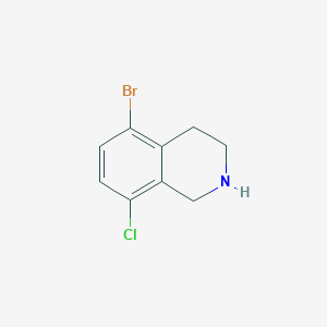 5-bromo-8-chloro-1,2,3,4-tetrahydroisoquinolineͼƬ