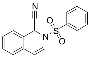 2-(Benzenesulfonyl)-1,2-dihydroisoquinoline-1-carbonitrileͼƬ