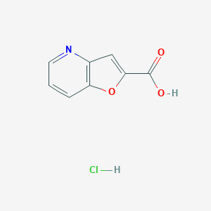 Furo[3,2-b]pyridine-2-carboxylic acid hydrochloride图片