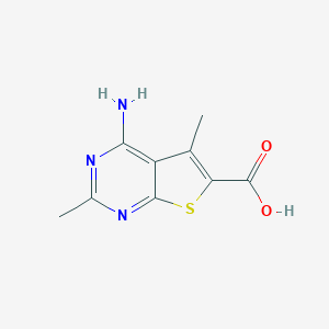 4-Amino-2,5-dimethylthieno[2,3-d]pyrimidine-6-carboxylic AcidͼƬ