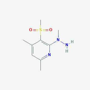 4,6-Dimethyl-2-(1-methylhydrazino)-3-(methylsulfonyl)pyridineͼƬ