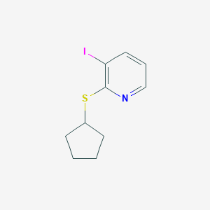 2-Cyclopentylsulfanyl-3-iodopyridineͼƬ