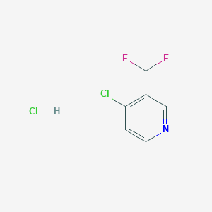 4-Chloro-3-(difluoromethyl)pyridine hydrochlorideͼƬ