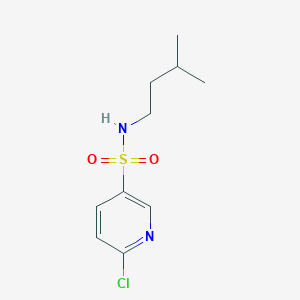 6-Chloro-N-(3-methylbutyl)pyridine-3-sulfonamideͼƬ