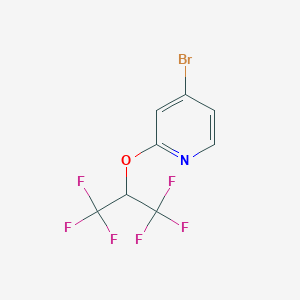 4-Bromo-2-(1,1,1,3,3,3-hexafluoropropan-2-yloxy)pyridineͼƬ