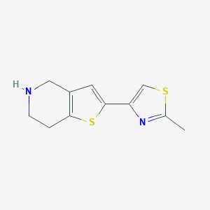 2-methyl-4-{4H,5H,6H,7H-thieno[3,2-c]pyridin-2-yl}-1,3-thiazoleͼƬ