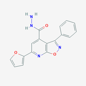 6-(2-furyl)-3-phenylisoxazolo[5,4-b]pyridine-4-carbohydrazideͼƬ