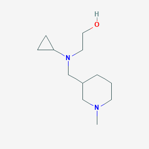 2-[Cyclopropyl-(1-methyl-piperidin-3-ylmethyl)-amino]-ethanolͼƬ