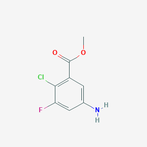 methyl 5-amino-2-chloro-3-fluorobenzoateͼƬ