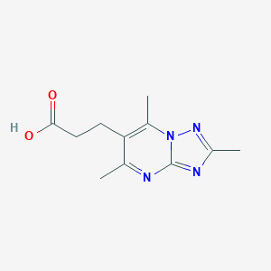 3-(2,5,7-Trimethyl-[1,2,4]triazolo[1,5-a]-pyrimidin-6-yl)-propionic acidͼƬ