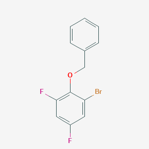 2-(Benzyloxy)-1-bromo-3,5-difluorobenzeneͼƬ