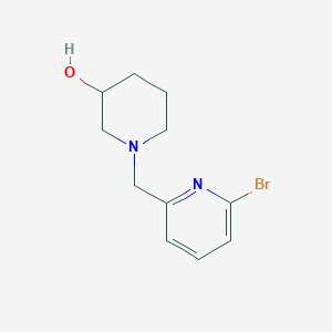 1-[(6-Bromopyridin-2-yl)methyl]piperidin-3-ol图片