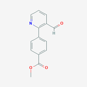 Methyl 4-(3-Formyl-2-pyridinyl)benzenecarboxylateͼƬ