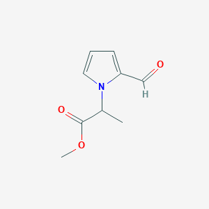 methyl 2-(2-formyl-1H-pyrrol-1-yl)propanoateͼƬ