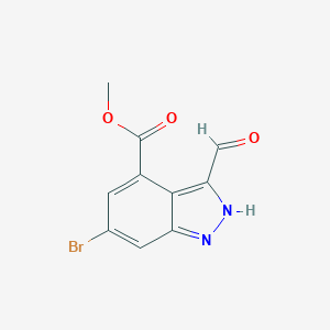 Methyl 6-Bromo-3-formyl-1H-indazole-4-carboxylateͼƬ