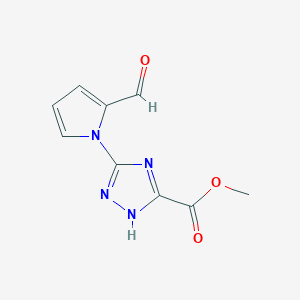 Methyl 5-(2-Formyl-1H-pyrrol-1-yl)-4H-1,2,4-triazole-3-carboxylateͼƬ