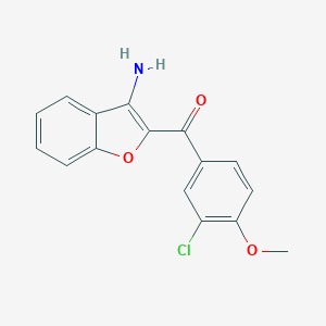 2-(3-chloro-4-methoxybenzoyl)-1-benzofuran-3-amineͼƬ