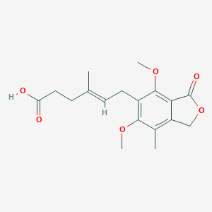 (4E)-6-(4,6-Dimethoxy-7-methyl-3-oxo-1,3-dihydro-2-benzofuran-5-yl)-4-methylhex-4-enoic acidͼƬ