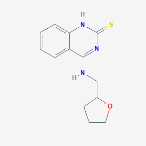 4-[(tetrahydrofuran-2-ylmethyl)amino]quinazoline-2(1H)-thioneͼƬ