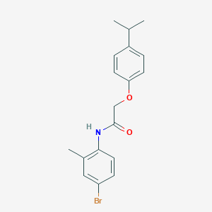 N-(4-bromo-2-methylphenyl)-2-(4-isopropylphenoxy)acetamideͼƬ